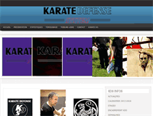 Tablet Screenshot of karatedefensesystem.fr